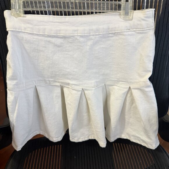 NWT Cotton On Pleated Denim Mini Skirt - Picture 4 of 7